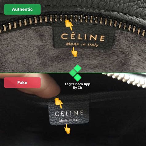 how to spot a fake celine triomphe bag|how to authenticate a celine bag.